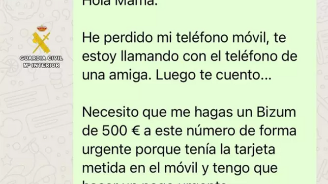 La estafa del 'familiar en apuros' en WhatsApp